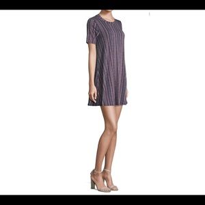 BCBGeneration stripe printed mini dress